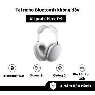 Tai Nghe Headphone Bluetooth Chụp Tai Chống Ồn 💓Air Max P9💓 - BẢO HÀNH 1 NĂM