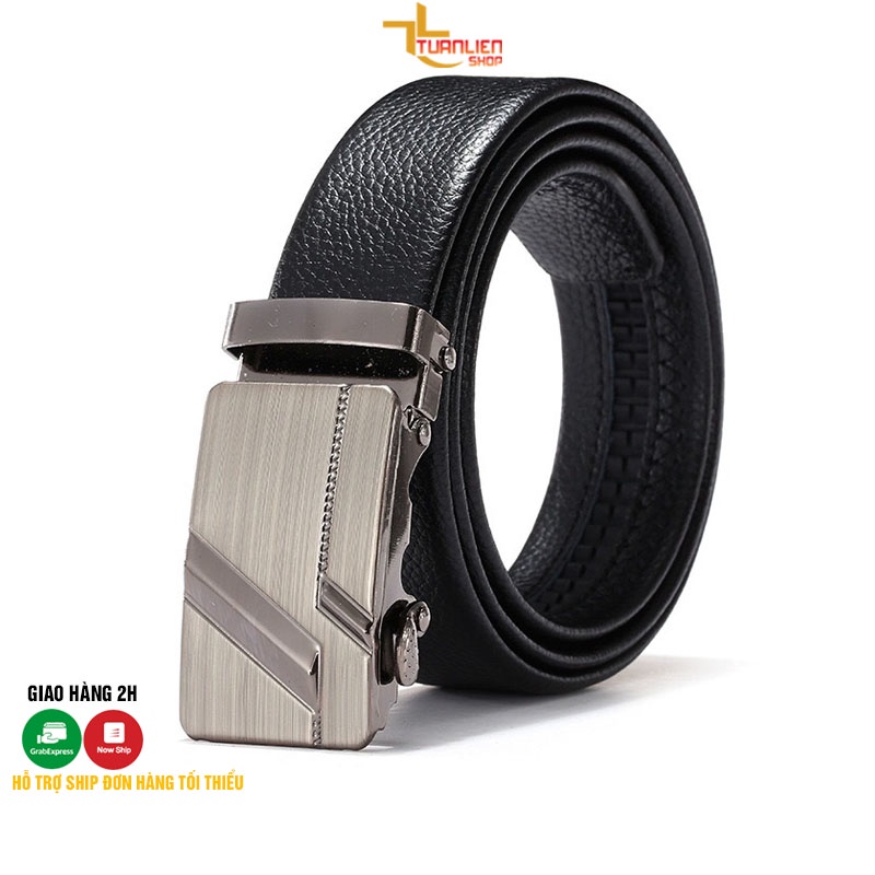 Thắt Lưng Nam Cao Cấp Lv01 Dây Lưng Da Bò Hàng Hiệu Đẹp Chuẩn Dáng Hàn Quốc Dây Nịt Nam Khóa Tự Động