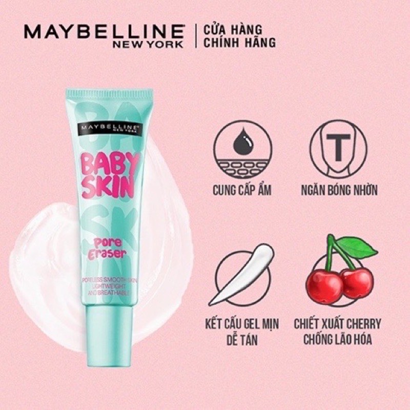 Kem lót che khuyết điểm Maybelline Baby Skin Pore