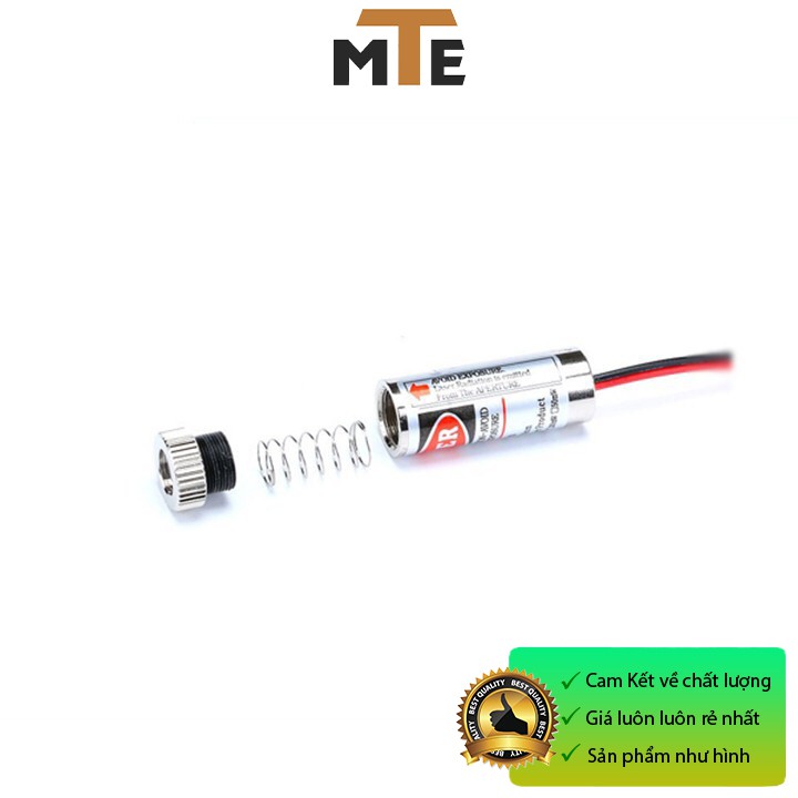 Đầu phát tia laze 3-5V 5MW - Module laser sáng đỏ hội tụ 12mm có điều chỉnh tiêu cự