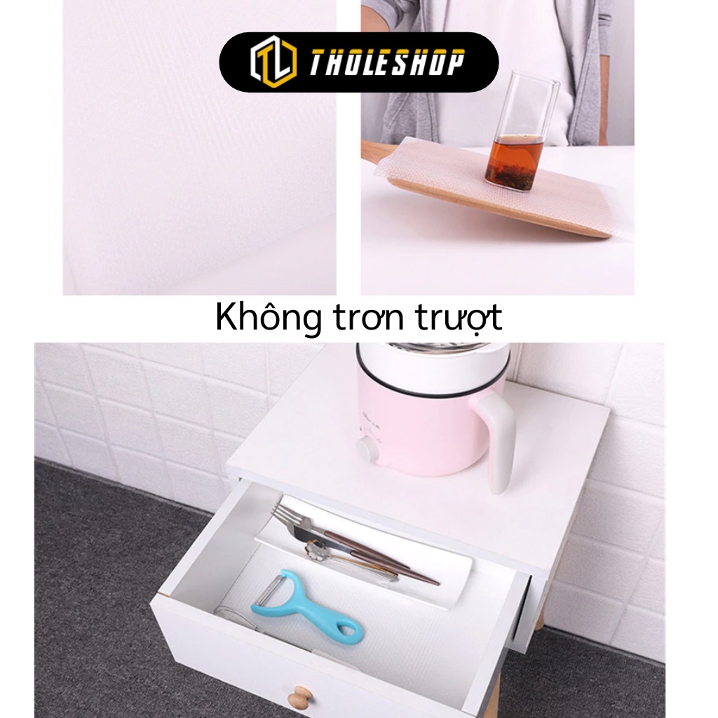 Miếng Lót Chống Thấm - Tấm Lót Đáy Tủ, Ngăn Kéo 1m5 Chống Ẩm Mốc, Không Trơn 7303