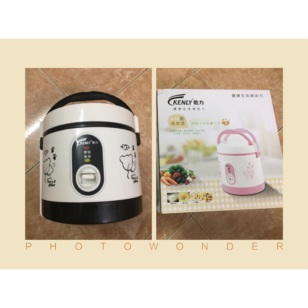Nồi cơm mini KENLY có quai xách - Bảo hành 3 tháng | BigBuy360 - bigbuy360.vn