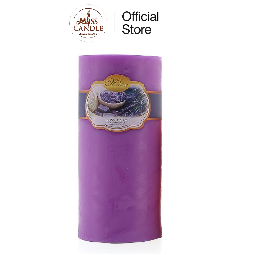 Nến thơm trụ tròn D7H15 Miss Candle MIC0277 (Chọn màu)