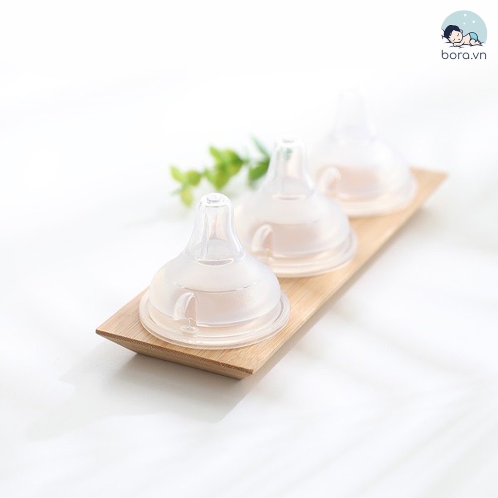 Núm ty silicon Moyuum chính hãng 1-2-3-4thay thế cho bình Moyuum/ Pigeon