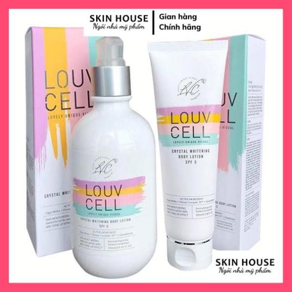 Chính hãng - Dưỡng Thể Louv Cell bật tone da- Kem Trắng Da Body Louve Cell – Hàn quốc 250 - 120 ML