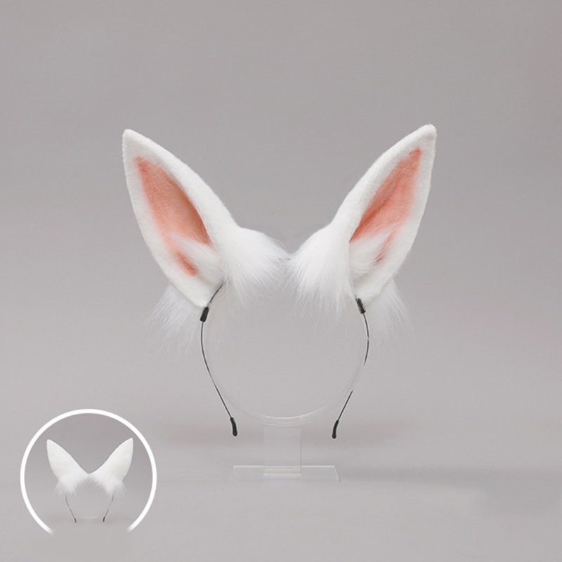 Băng Đô Tai Thỏ Lông Xù Đáng Yêu Dành Cho Bé Gái