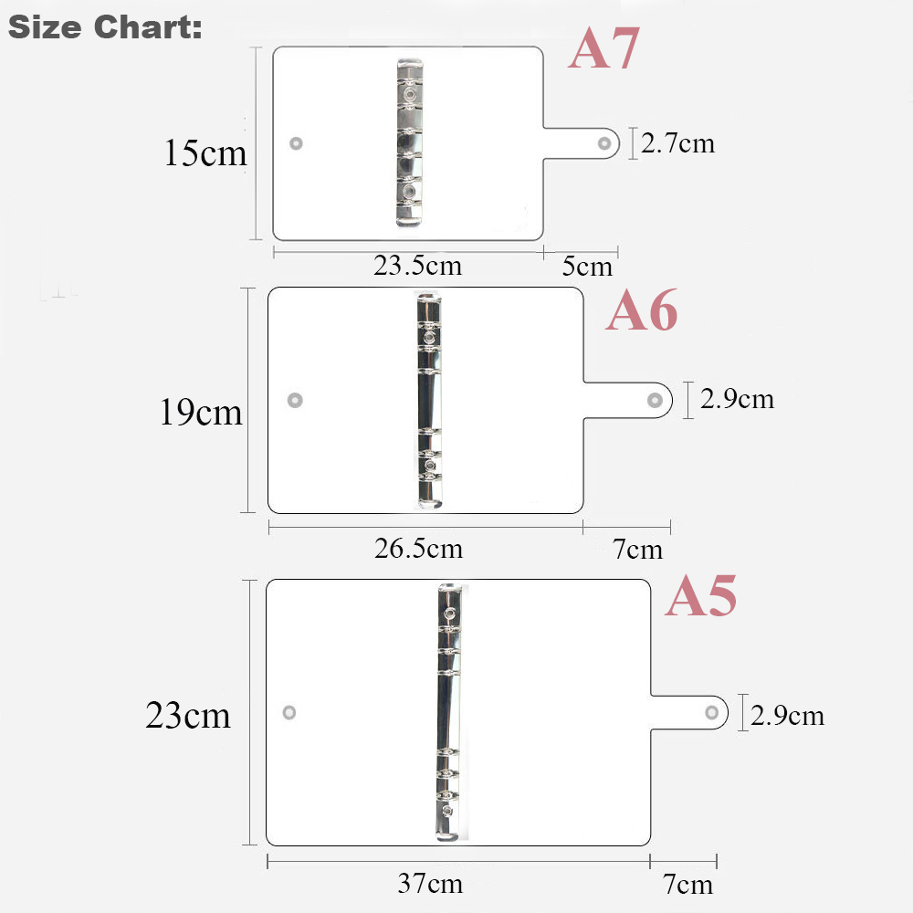 Bìa Đựng Tài Liệu Cỡ A5 / A6 / A7 Thời Trang