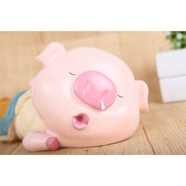 ⚡️CHÚ HEO NẰM - ỐNG TIẾT KIỆM 5D CAO CẤP - Mina Shop - shop BÉ MẦM 06 HCM