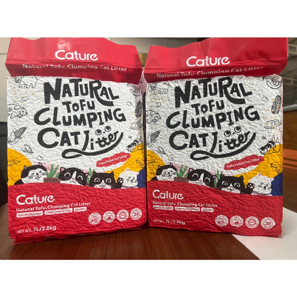 Combo 2 Cát đậu nành Cature Tofu 7L 2,8kg mẫu mới