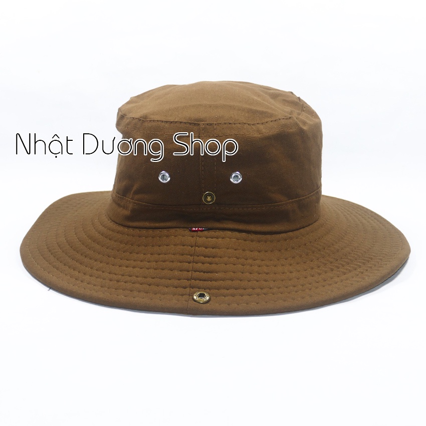 Nón tai bèo, nón bo nam, nón lính mùa hè xanh vành rộng, chống nắng tốt - NBN