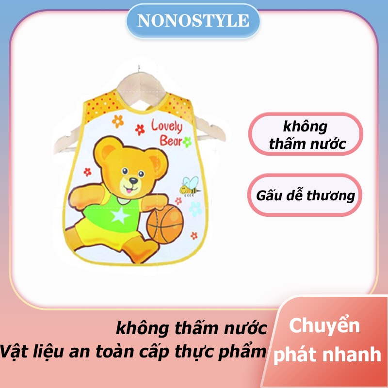 Yếm ăn dặm cho bé, yếm chữ U 3 lớp chống thấm nước dễ giặt sạch, thích hợp cho bé từ 0-3 tuổi l Babicare