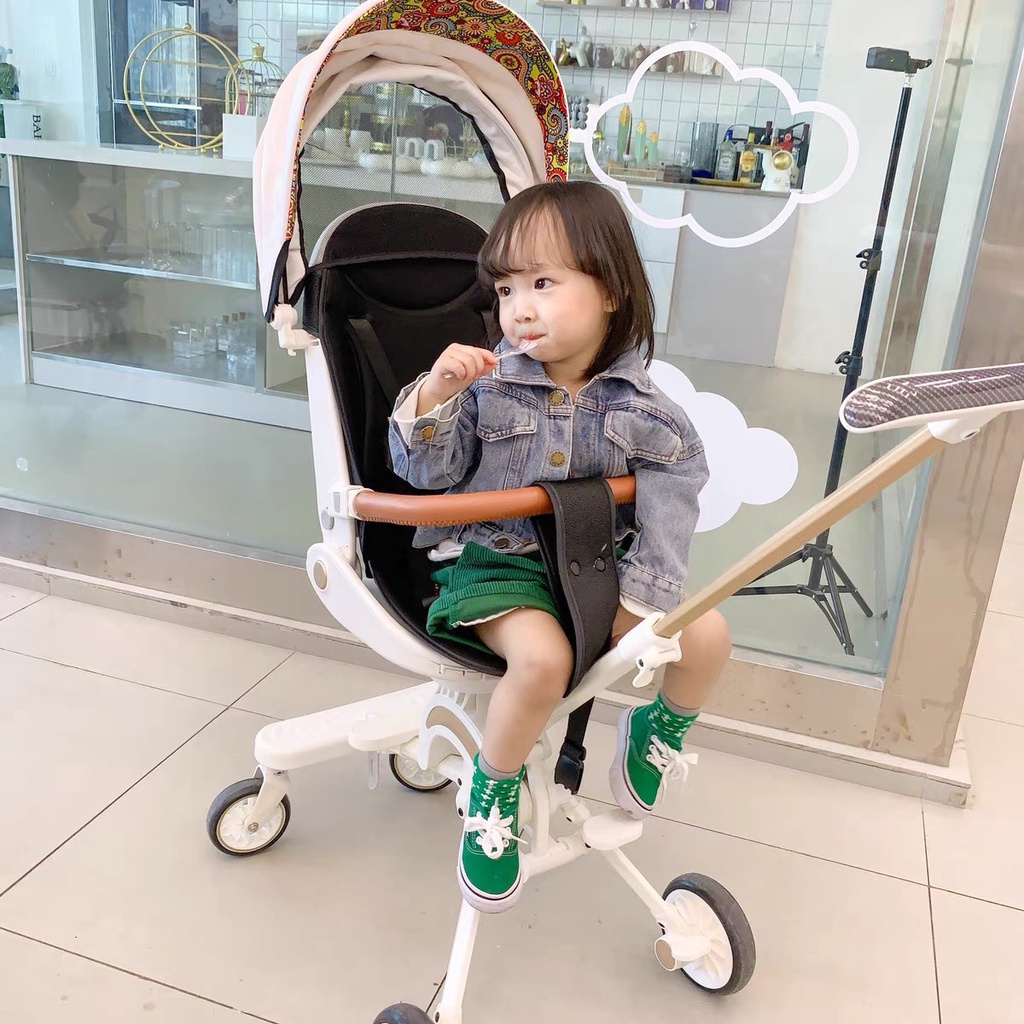 [TẶNG BÀN ĂN] Xe Đẩy 2 Chiều V-Baby IX9 Mẫu Mới 2022