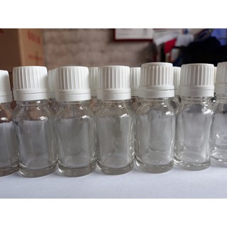 Combo 20 - 50 lọ thủy tinh trắng10ml 20ml 30ml 50ml 100ml nắp nhựa nhỏ giọt