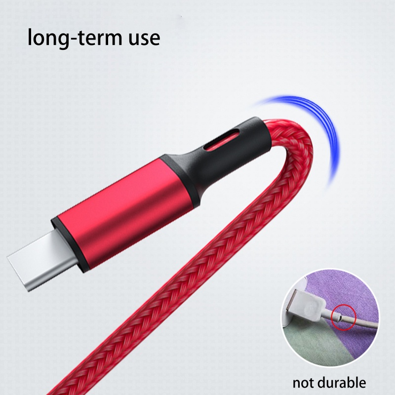 Dây Cáp Sạc USB 5V 2A 3 Trong 1 Đa Năng Tiện Dụng