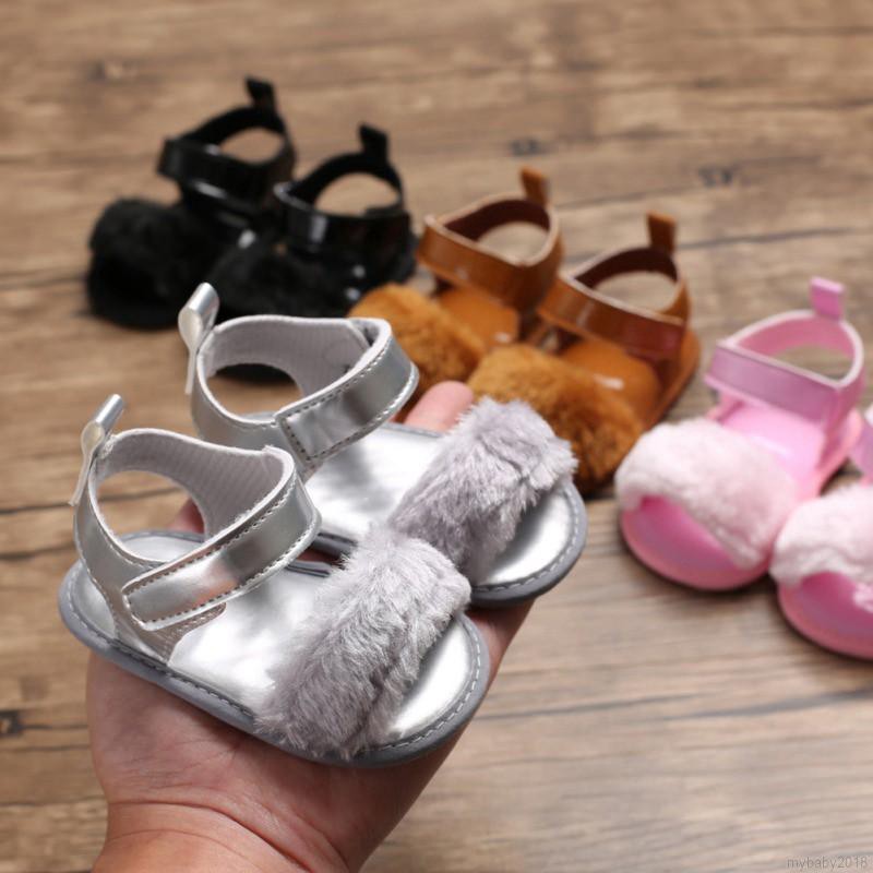 Giày Sandal Da Pu Chống Trượt Cho Bé Gái