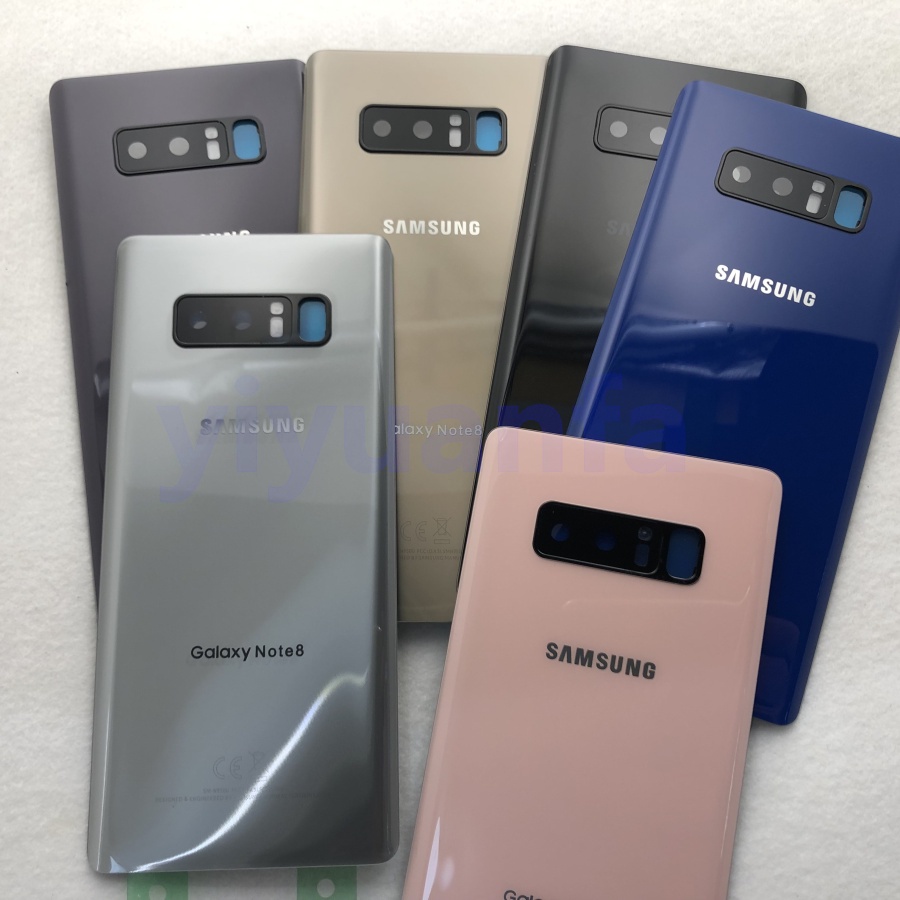 Nắp Lưng Điện Thoại Bằng Kính Thay Thế Chuyên Dụng Cho SAMSUNG Galaxy Note 8 N950 N950F N9500 N950U