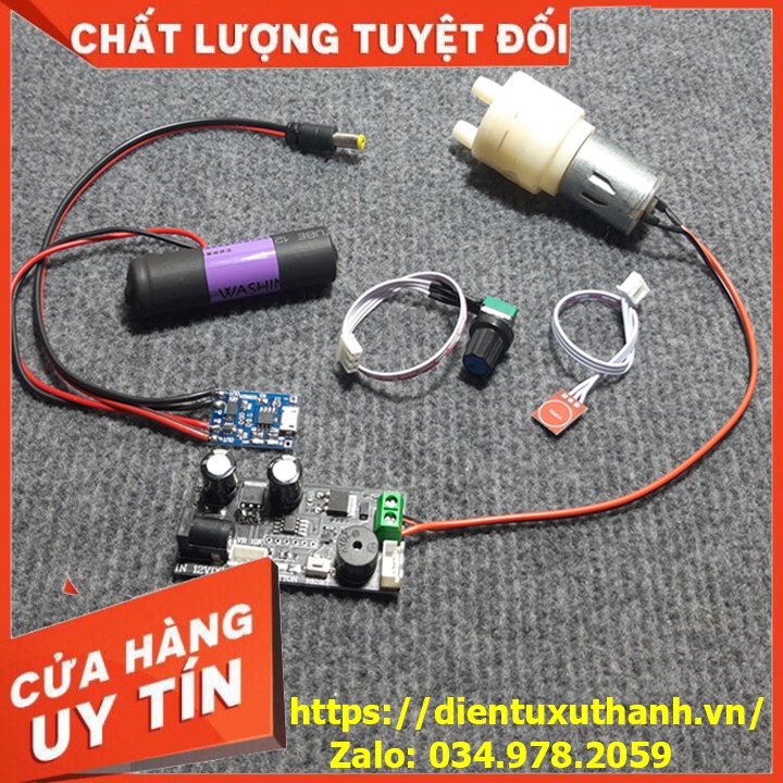 Mạch rót rượu rót nước rót bia dùng pin 4.2v cảm biến chạm, cảm biến hồng ngoại