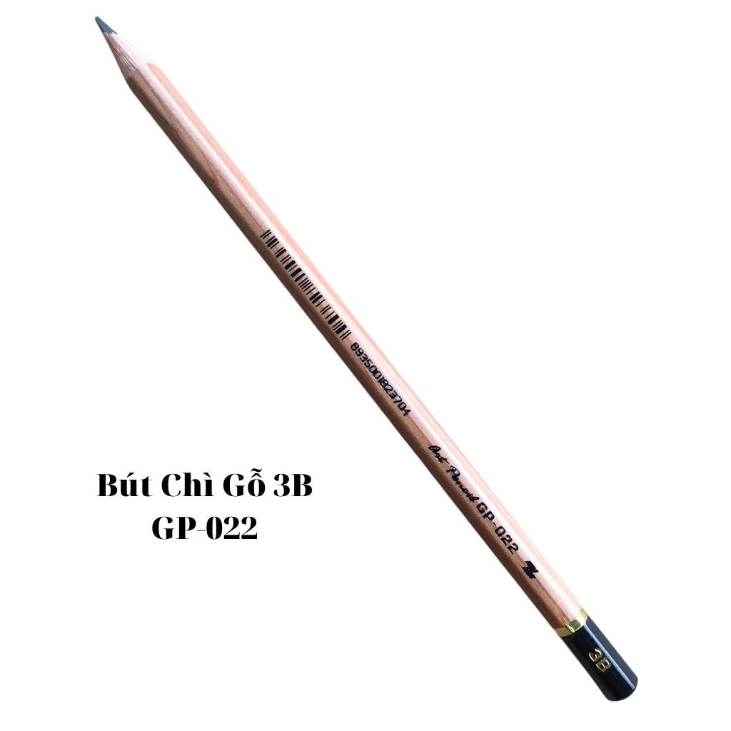 Bút chì gỗ nhiều B Thiên Long  3B  4B  5B  6B ( GP-022  GP-023  GP-024  GP-025 )
