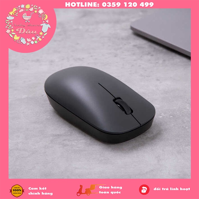 Chuột bluetooth, chuột máy tính chính hãng XIAOMI Lite Wireless Mouse không dây nhỏ gọn cho máy tính, laptop XMWXSB01YM