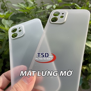 Combo 2 Ốp Lưng Trong Nhám Unibody iPhone 12 Mini Siêu Mỏng