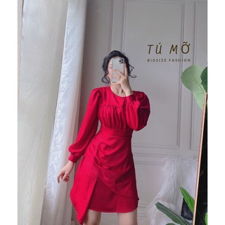 đầm đỏ bigsize