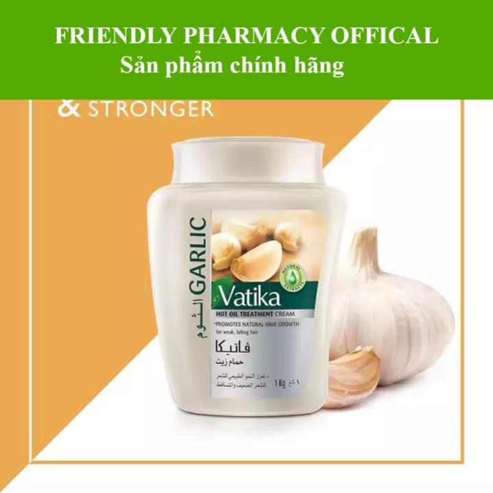 Kem ủ tóc Vatika chiết xuất tỏi kích thích mọc tóc - Vatika Garlic Hot Oil Treatment Cream