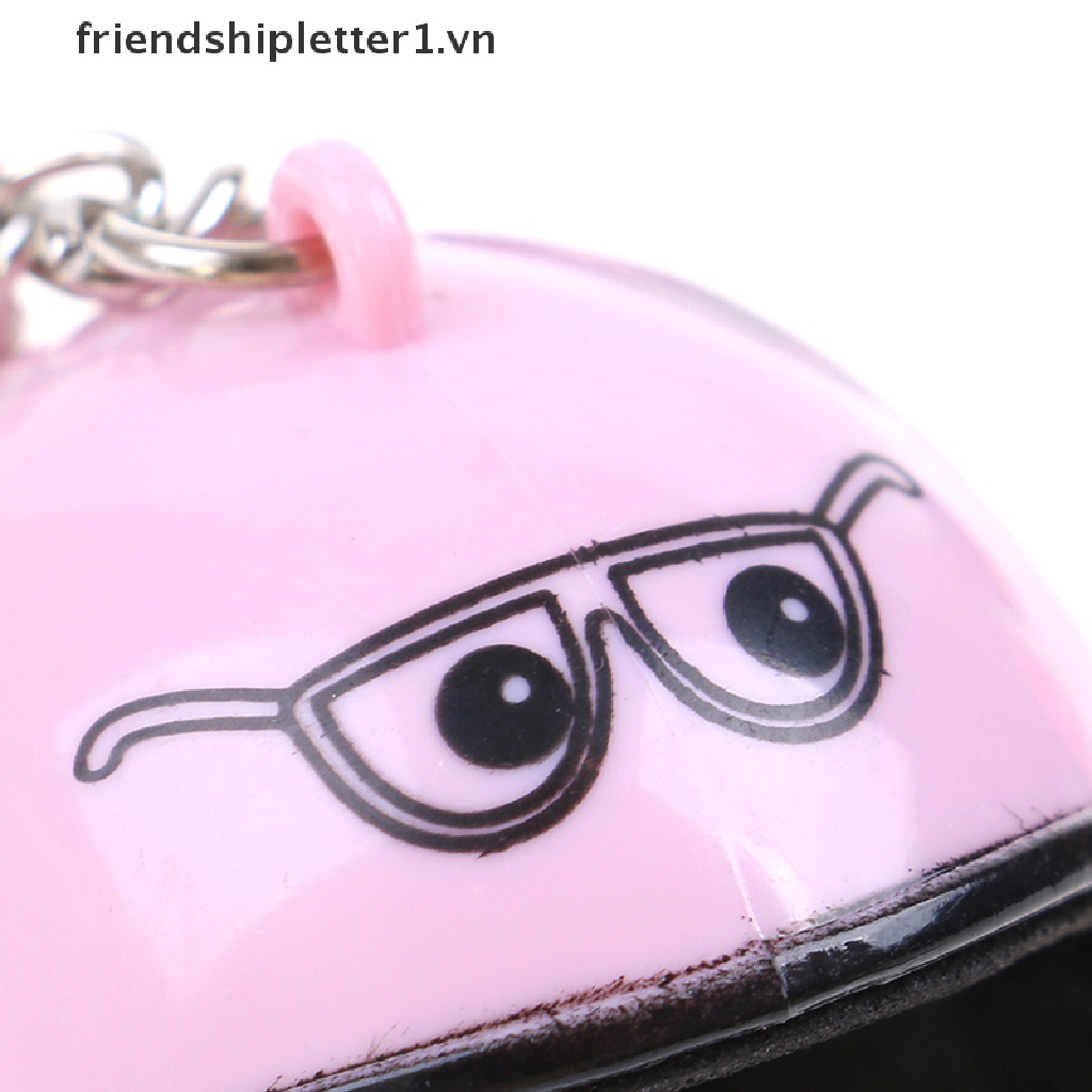 Móc Khóa Mũ Bảo Hiểm Xe Máy Dễ Thương