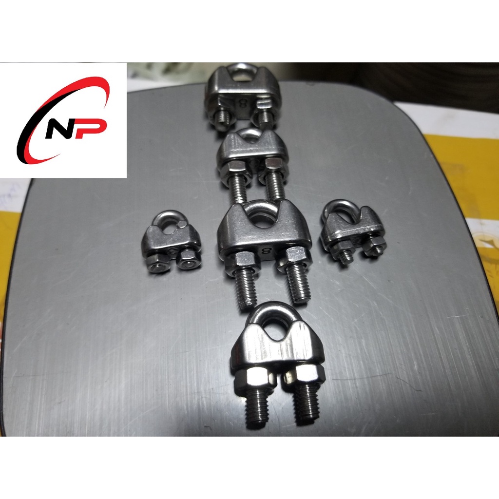 Bộ Ốc Siết Cáp INOX 304 Combo 5 cái.Gồm đủ các size 2mm 3mm 4mm 5mm 6mm 8mm 10mm.kimkhinhatphat