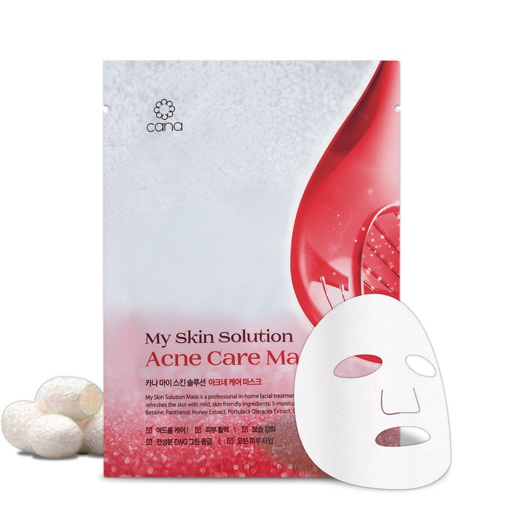 [ĐẮP MẶT BAO PHÊ] Mặt nạ chăm sóc da Hàn Quốc CANA My Skin Solution & PRENIMUM NONI MASK  (25g - 30g/miếng & Nhiều loại)