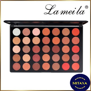 Bảng phấn mắt 35 ô màu Lameila Make up Eyes shadow tặng kèm cọ - PML03
