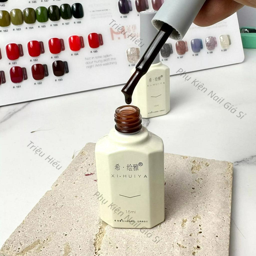 Set sơn 200 màu đủ màu gel thạch nhũ tone Hàn Quốc tặng kèm 2 bảng màu to kèm khung gỗ trưng bày