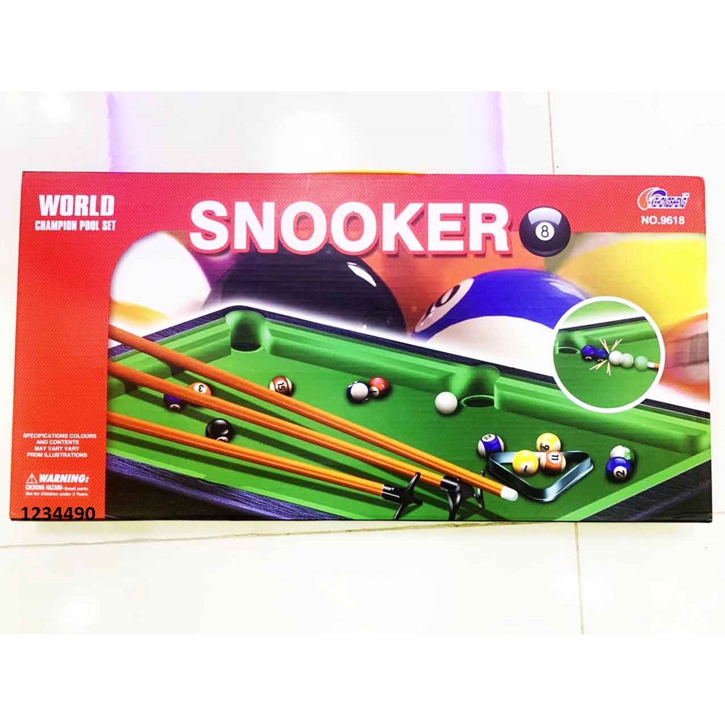 Bộ bàn bida mini ♥ Bàn billiards snooker mini đồ chơi giải trí dành cho bé