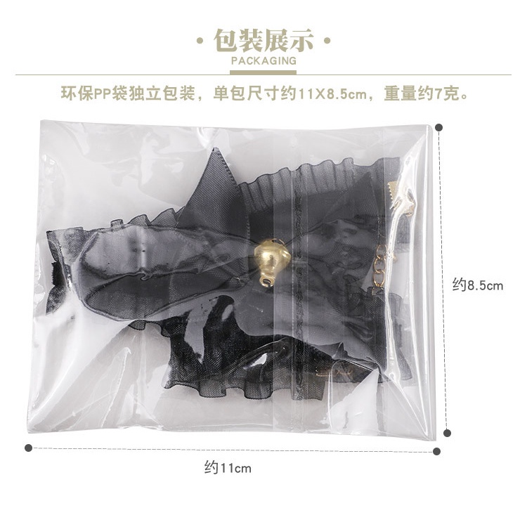 9.22Set Băng Đô Tai Mèo + Chuông + Băng Đô Ren Phong Cách Lolita | BigBuy360 - bigbuy360.vn
