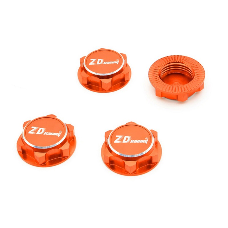 Set 4 đai ốc lục giác 17mm bằng kim loại chống bụi cho xe điều khiển từ xa 1/8 Traxxas X-Maxx Summit E-Revo ARMA 1/7 ZD Racing EX-07 EX07