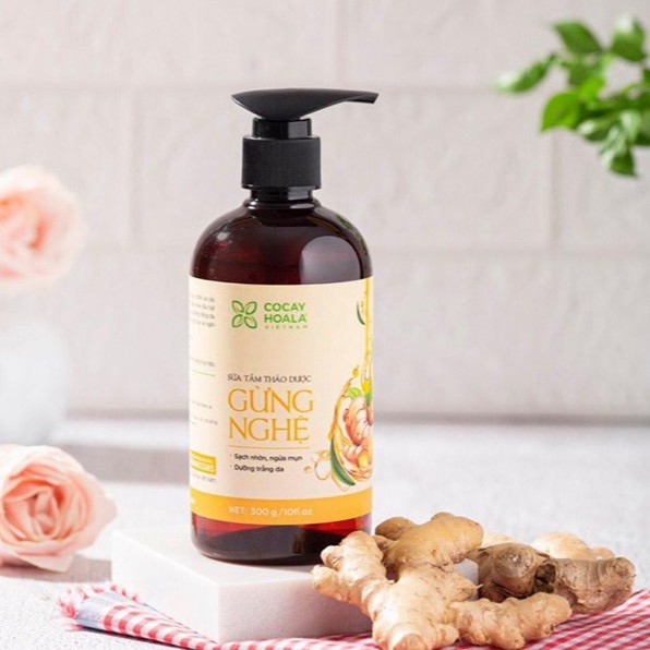 Combo Sữa Tắm Thảo Dược Gừng Nghệ ❤️FREESHIP❤️ Tránh Gió Chống Cảm Cocayhoala 300g | BigBuy360 - bigbuy360.vn