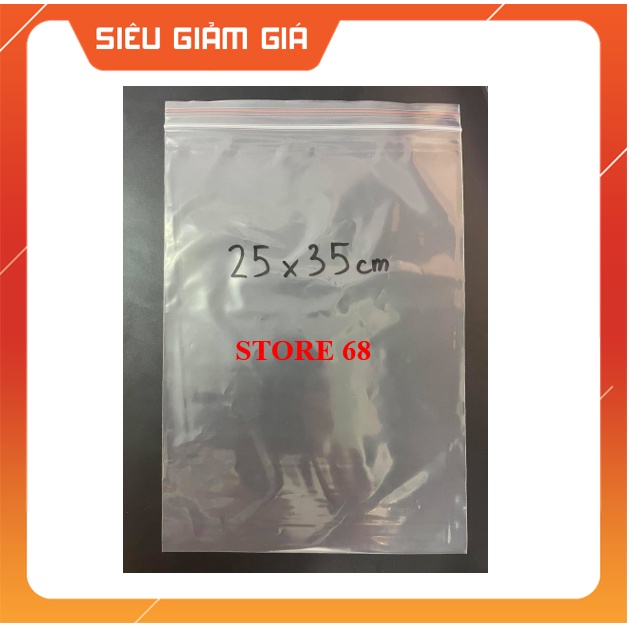 1 ký (kg) túi zip loại dày đẹp - Ấn vào để chọn size - (zip PE, zip lock, zip viền đỏ, zipper) - Hỷ Muội Farm