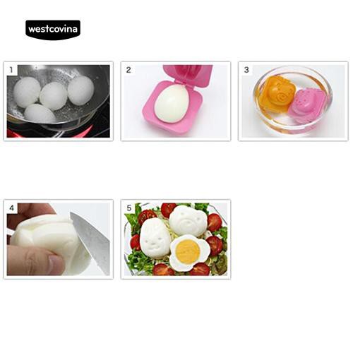 Khuôn tạo hình cho trứng luộc xinh xắn