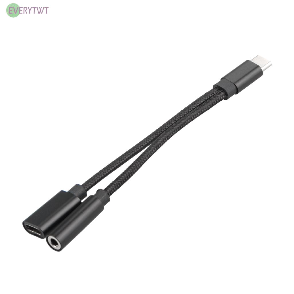 Cáp chuyển đổi âm thanh từ cổng loại Type-C sang đầu USB 3.5 mm chuyên dụng