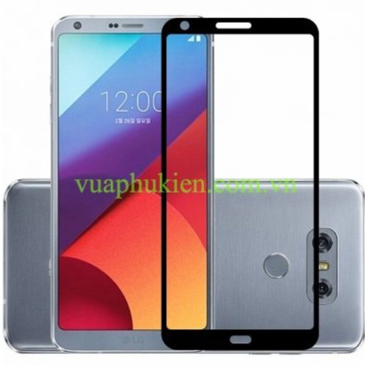 Kính Full Màn 4D Cho LG V30 Tặng ốp dẻo Silicon SM