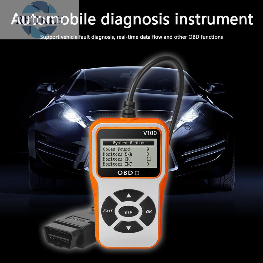 Thiết Bị Quét Chuẩn Đoán Lỗi Động Cơ Xe Hơi Redkee V100 Obd Ii Obd2