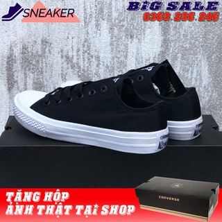 (⚡⚡BIG SALE⚡⚡)  Giày Chuck 2 Đen Trắng Cổ Thấp  Đủ Size