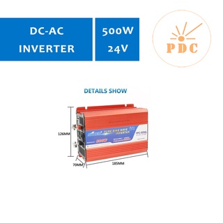 Kích Điện DC-AC Sin Chuẩn 500W 24V 220V Chống Ngược Cực