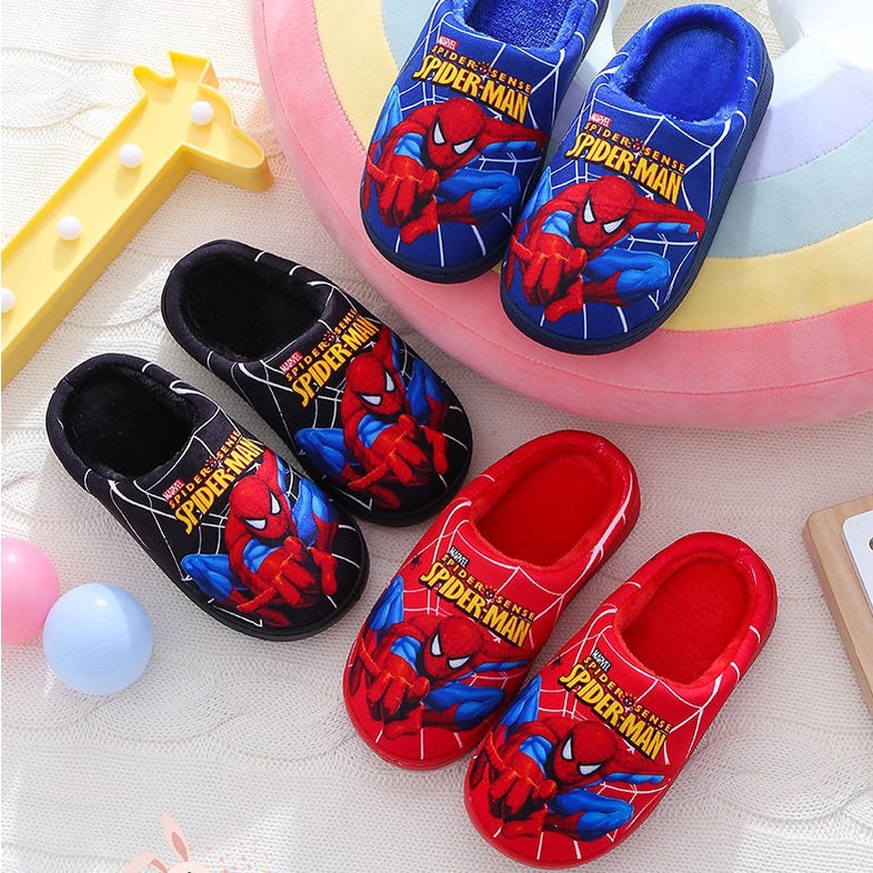 Dép Bông Đi Trong Nhà Hình Người Nhện/Spiderman Cho Bé SCB-012.15