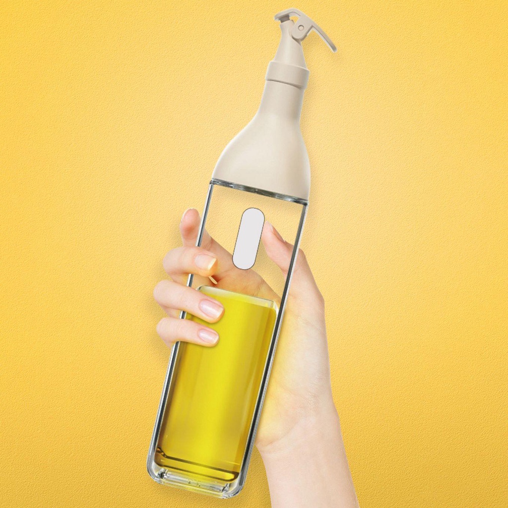 Bình Thủy Tinh Đựng Dầu Ăn Có Đầu Lọc Vuông 500ml