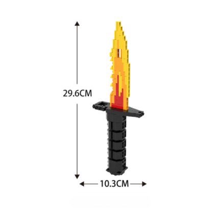Đồ chơi lắp ráp xếp hình mô hình CSGO PUBG Butterfly / M9 bayonet / Karambit / Flip / Bowie / Marble Fade