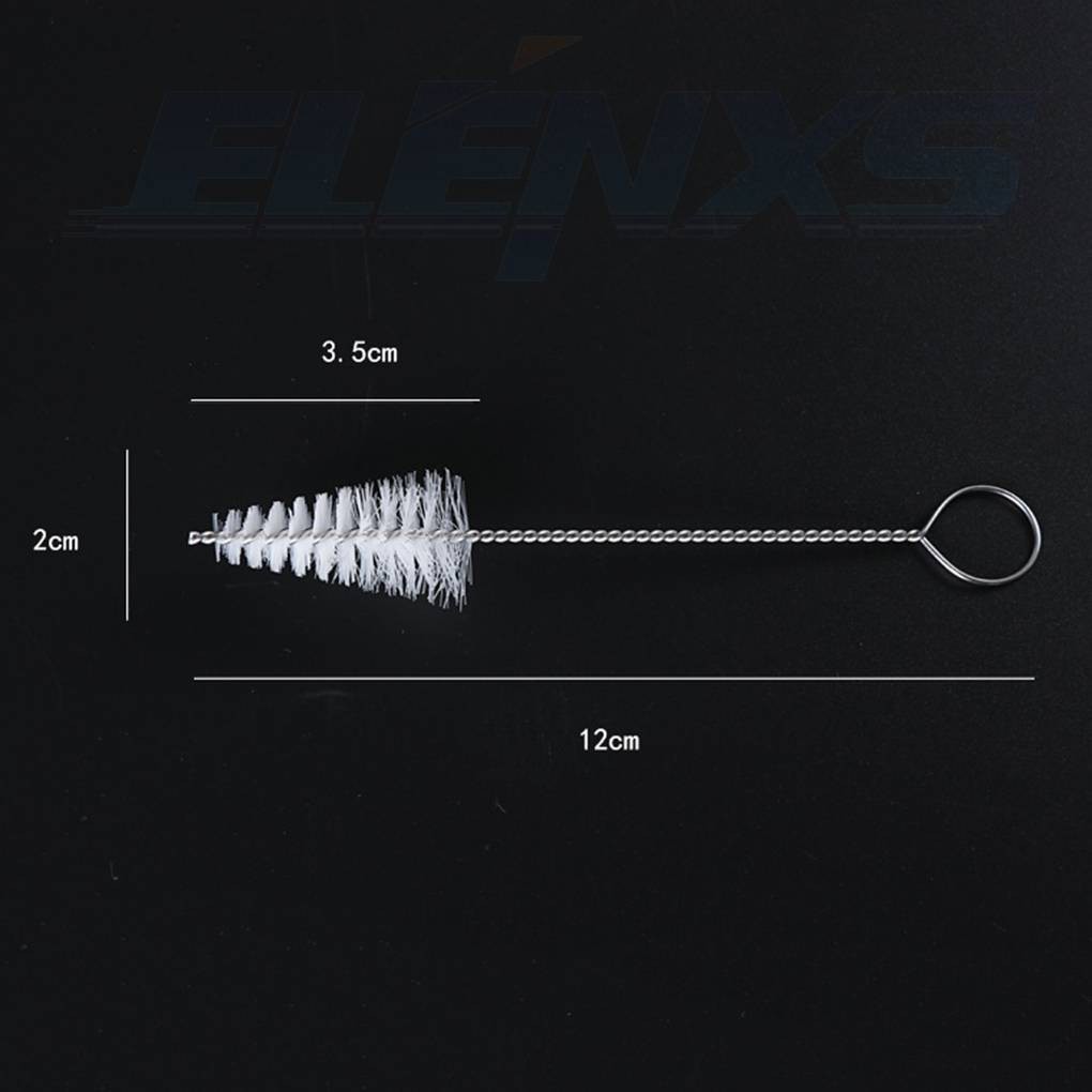 Cọ vệ sinh bình nước bằng nylon và tay cầm bằng thép tiện lợi