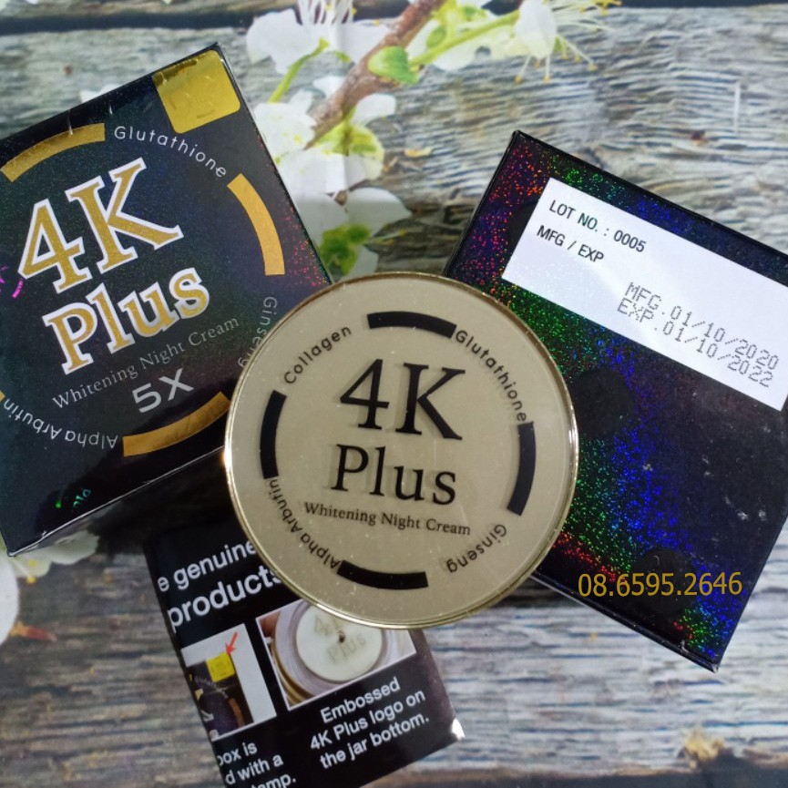 Kem 4K dưỡng trắng Thái Lan