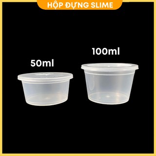 Hộp đựng slime và carmen đủ các kích cỡ Hộp size S, M