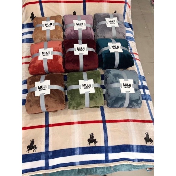 Chăn Tuyết MUJI Xuất Nhật Mềm Mịn