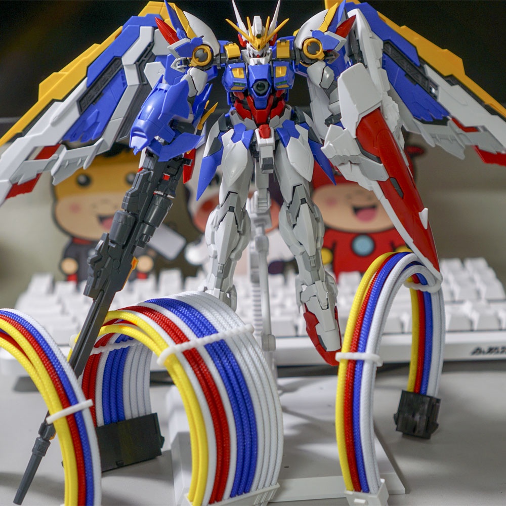 Dây nối dài bọc lưới GUNDAM EDITION (24 Pin/ 8 Pin/ 6 Pin/)